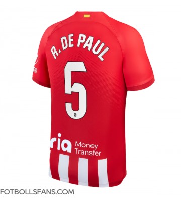 Atletico Madrid Rodrigo De Paul #5 Replika Hemmatröja 2023-24 Kortärmad